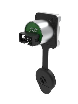 Outdoor  Ethernet Chassis Connector  Plug 8 Pin Signal Connector Ethernet Rj45 Waterproof Connector