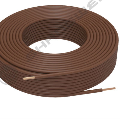 Power Cord 1*2.5mm²  H07V-K CE CCC VDE RV Flame Retardant Insulation BC Bare Copper Core 450/750V Brown Single Core