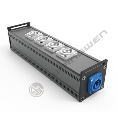 6-Channel PowerCON Outdoor Power Distribution Equipment PowerCON 4 6 Sockets IP44 Level Copper Contact Audio Output