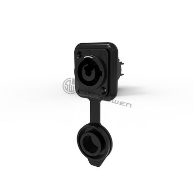 250v 20A IP65 Black Powercon Τάξι Σημείο συνδέσμου Αδιάβροχη για οθόνη LED