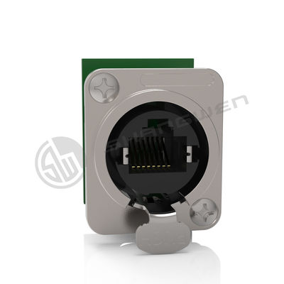 Κατηγορία 5e Rj45 Ethernet Συνδέτης υπόστεγου D Σχήμα Πίνακα Βιομηχανικό