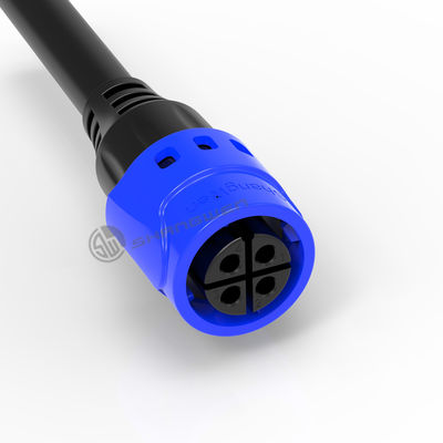 IP67 M19 Συνδετήρας 4 Πιν υδατοασφαλής θηλυκός συνδετήρας για βιομηχανικό καλώδιο συγκόλλησης
