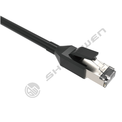 Θωρακισμένο καλώδιο patch δικτύου Cat7 10Gbps RJ45, Καλώδιο patch RJ45 Cat7 Προσαρμοσμένο 4 ζευγών CE UL 100% Χαλκός χωρίς οξυγόνο Cat7 26AWG SFTP