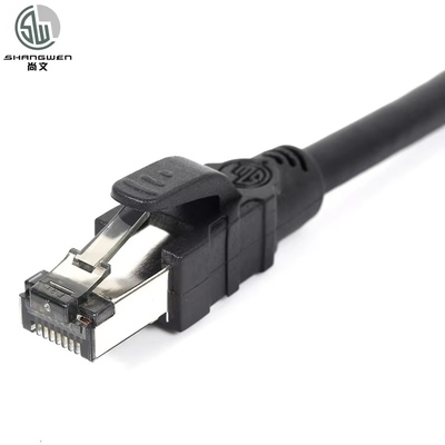 Cat5e FTP Ethernet Network Internet Patch Cord Cable RJ45 24AWG 4P 4pair CE UL Πολλαπλή μεταλλική περιστροφή Soft CCA BC Conductor