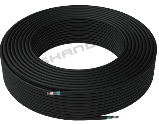 Μαύρο Γυμνό Χάλκινο FTP Cat5E 24AWG 26AWG Καλώδιο Δικτύου Ethernet Cat5e 305M Θωρακισμένο Συρματώδες 24AWG 305M FTP Καλώδιο Δικτύωσης