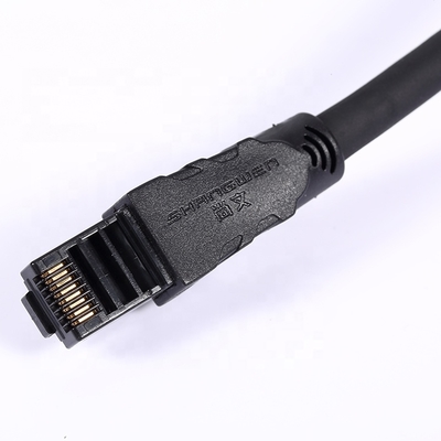Κατηγορία 6α 24awg UTP Καλώδιο PVC Jacket 4pair CE UL MultipleTwist 100% Χωρίς οξυγόνο Καθαρό Χαλκό Indoor Blue Black Ethernet Network