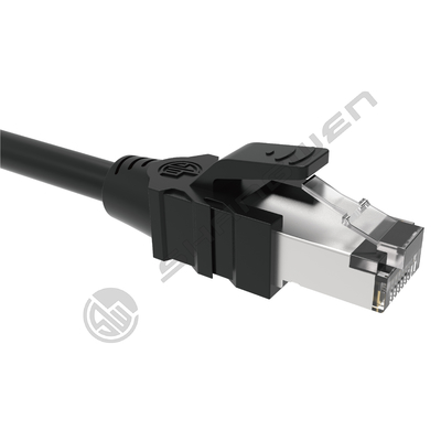 Black CAT6 FTP 24AWG Ethernet Network Cable 4pair Cross CE UL Multiple Copper Twist 100% Oxygen-free Copper 1m/2M/3M/5M