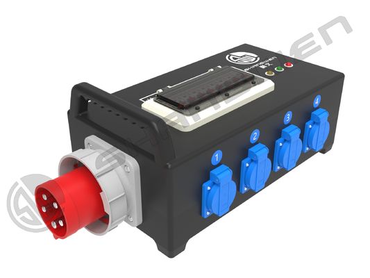 IP67 32A CEECustomized 400V 5Pin PCE CEE 240V 3P Out  MCB Distribution Box Customized 8 Pin Euro Plug ABS Electric Box