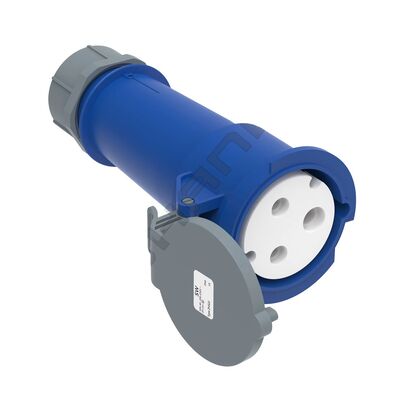 Βιομηχανικός συνδετήρας 3 πινών 32A 220V-250V 50/60Hz 3P 6h 2P+E IP44 CEE/IEC IP44 Αεροπορική υδατοστεγή Γυναικεία βιομηχανική συνδετήρα