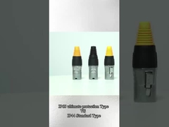 IP65 Αδιάβροχο Rj45 Άντρας και γυναίκα συνδετήρας μεταλλικό κουμπί μοντέλο αναβάθμισης