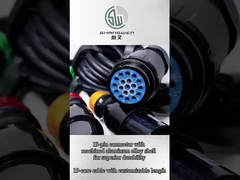 Βιομηχανική ηλεκτρονική IP67 Αδιάβροχοι συνδετήρες για συνδετήρες και αξεσουάρ οθονών LED