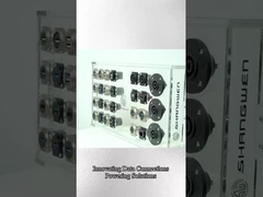 Ip65 Πνευρόστερος πίνακας Mount Connector 4 Pin Audio Video Connector για καλώδιο δεδομένων