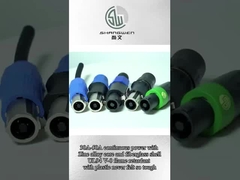 4-πολικό D-Shape 4-Pin θηλυκό σε αρσενικό Speakon καλώδιο σύνδεσης για σύνδεση ηχείων