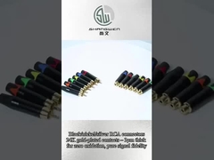 Βιομηχανική πρίζα RCA Audio Connector 2 Επικοινωνία RCA Male Lotus Jack