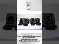 Ip65 Ηλεκτρικός αδιάβροχος σύνδεσμος ισχύος Γυναικός σύνδεσμος πλαισίου