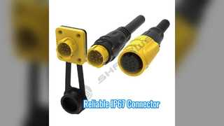 Industrial Pin Connector IP67 Αυτοκλείδωμα